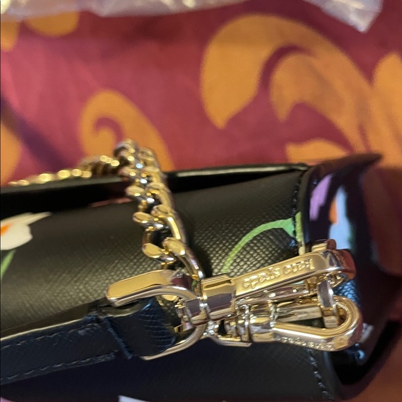 Kate Spade Black and Pink Floral Crossbody Bag - Picture 15 of 17